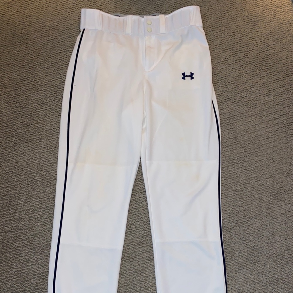 Under Amour Baseball Pants w/Navy Blue Pinstripe